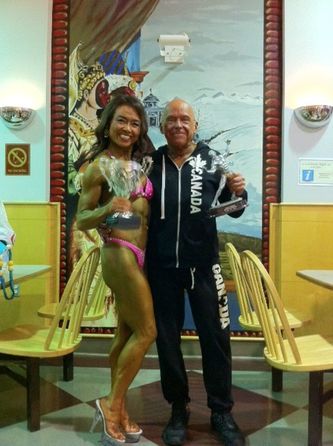 Zeng and I at Fort St. John, 2012.